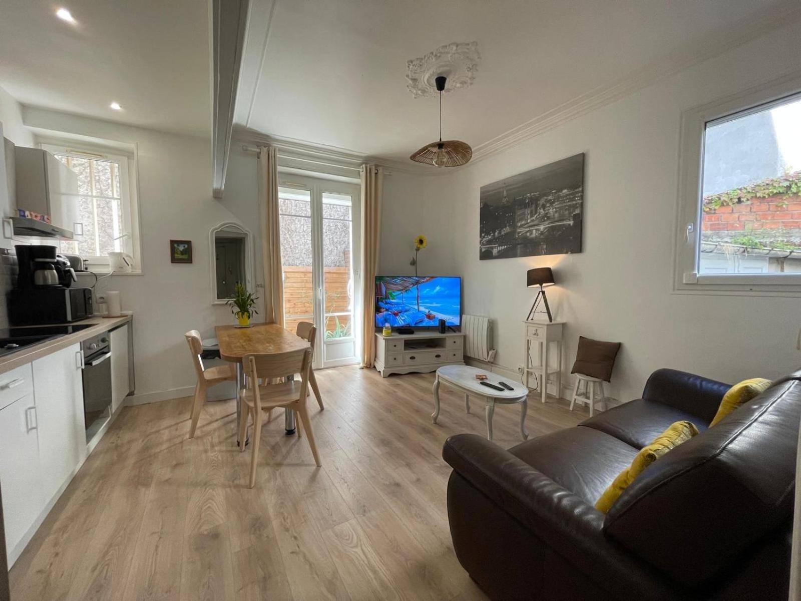 Boulogne 3 Pieces Avec Terrasse Appartement Buitenkant foto